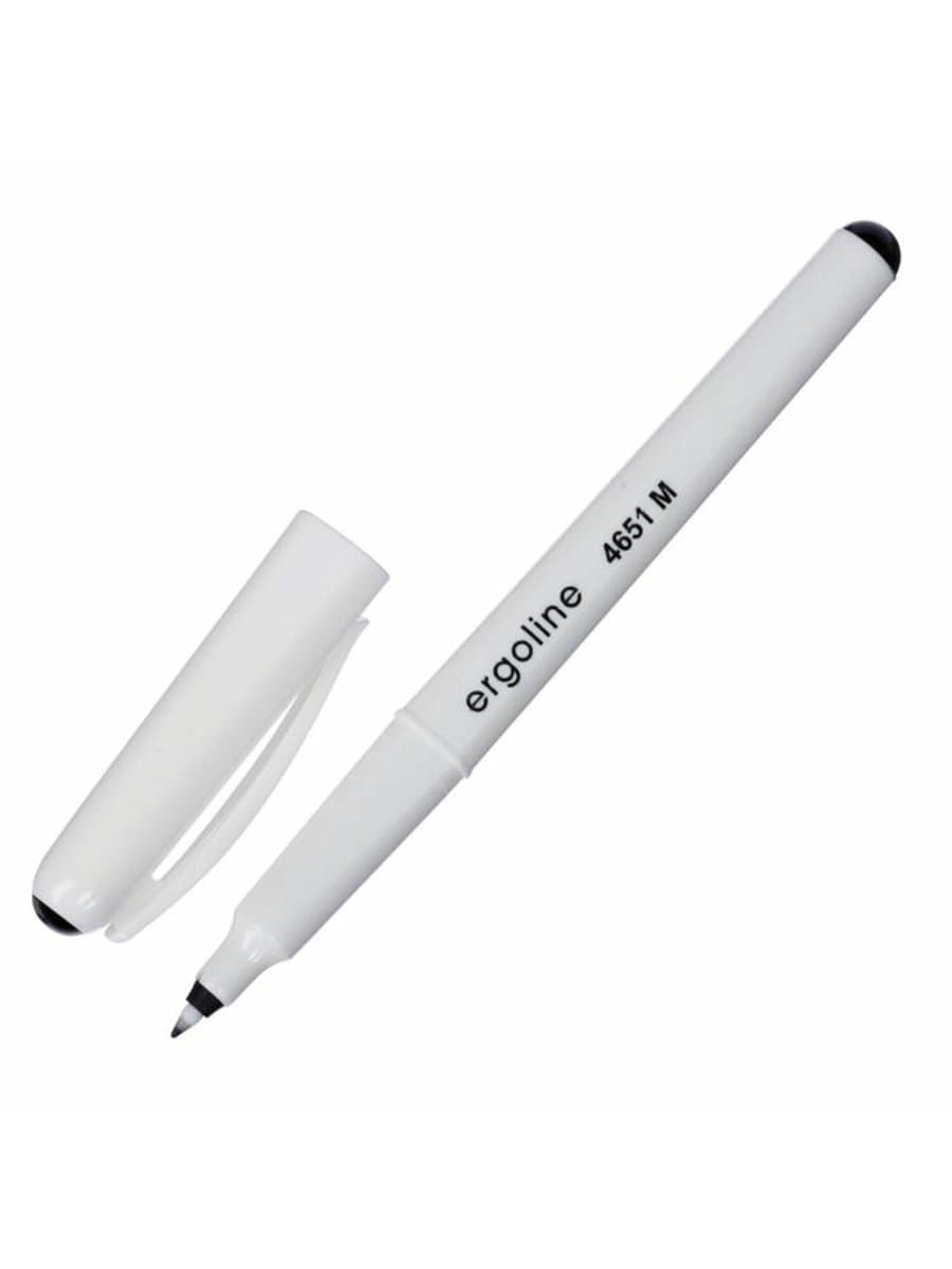 Ручка капиллярная (линер) ЧЕРНАЯ CENTROPEN "Handwriter", трехгранная, линия 0,5 мм, 4651, 2 4651 0112