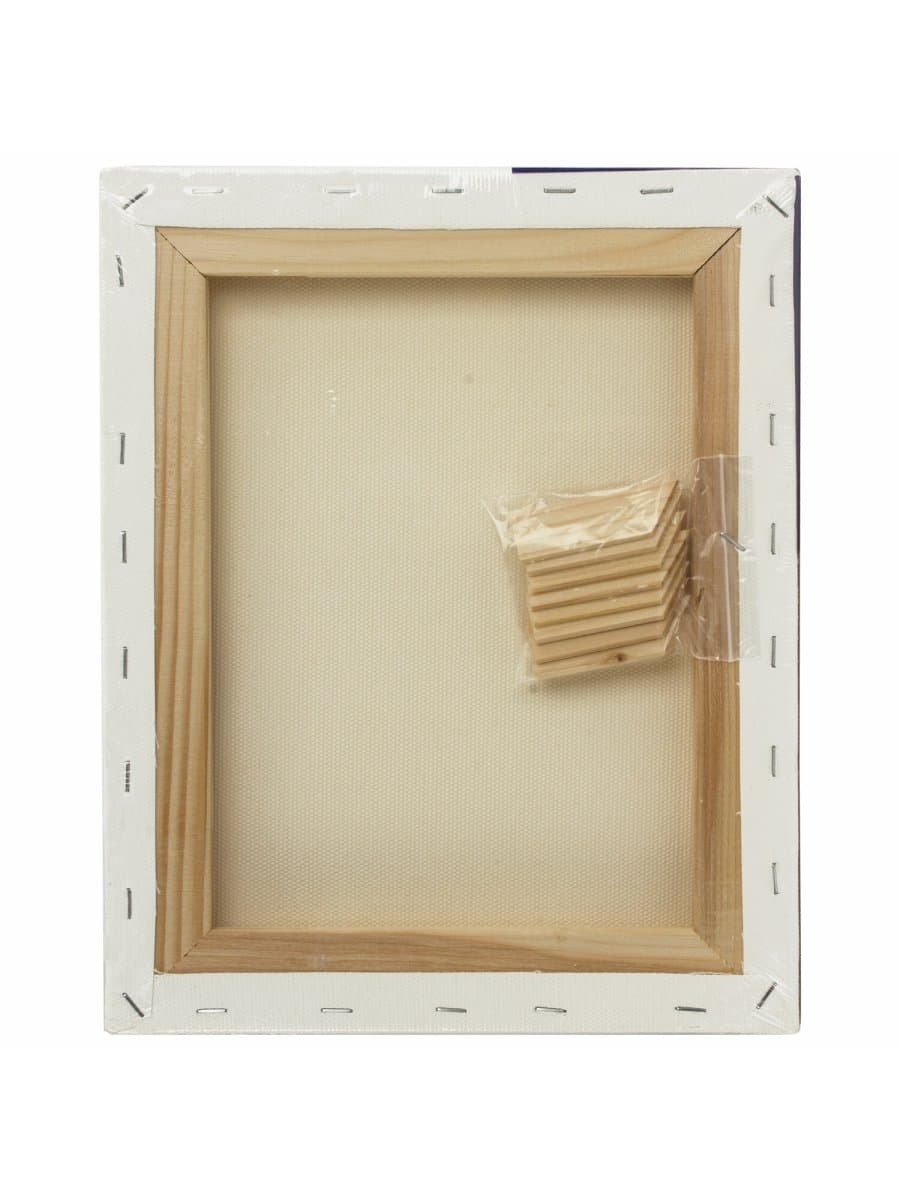 Холст на подрамнике BRAUBERG ART CLASSIC, 24х30см, грунт., 45%хлоп., 55%лен, среднее зерно, 190635