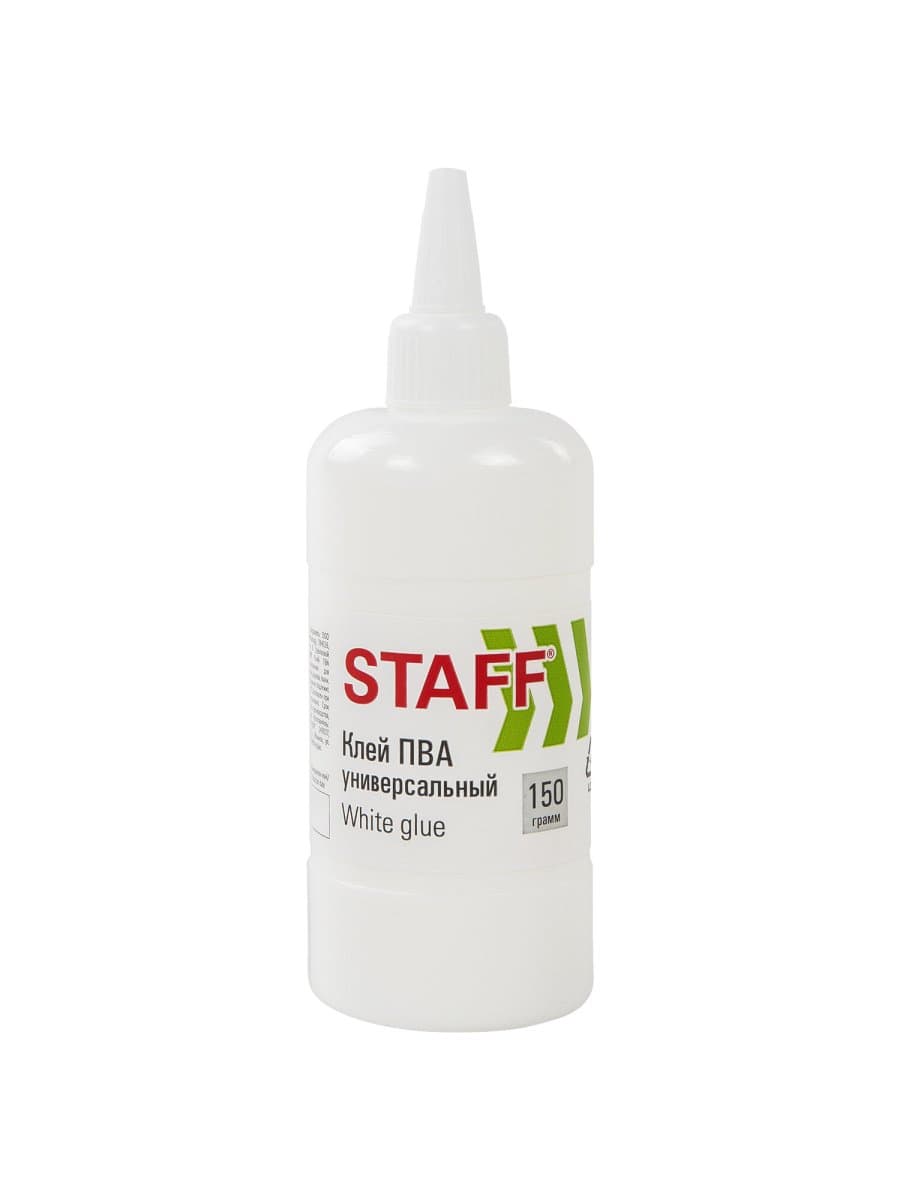 Клей ПВА STAFF евро, 150 г, 221207