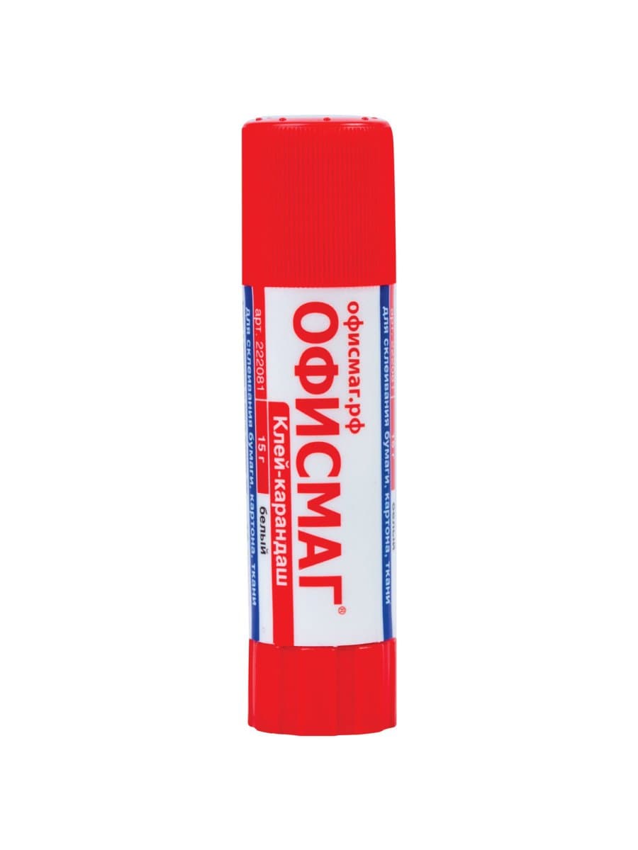 Клей-карандаш ОФИСМАГ, 15 г, 222081