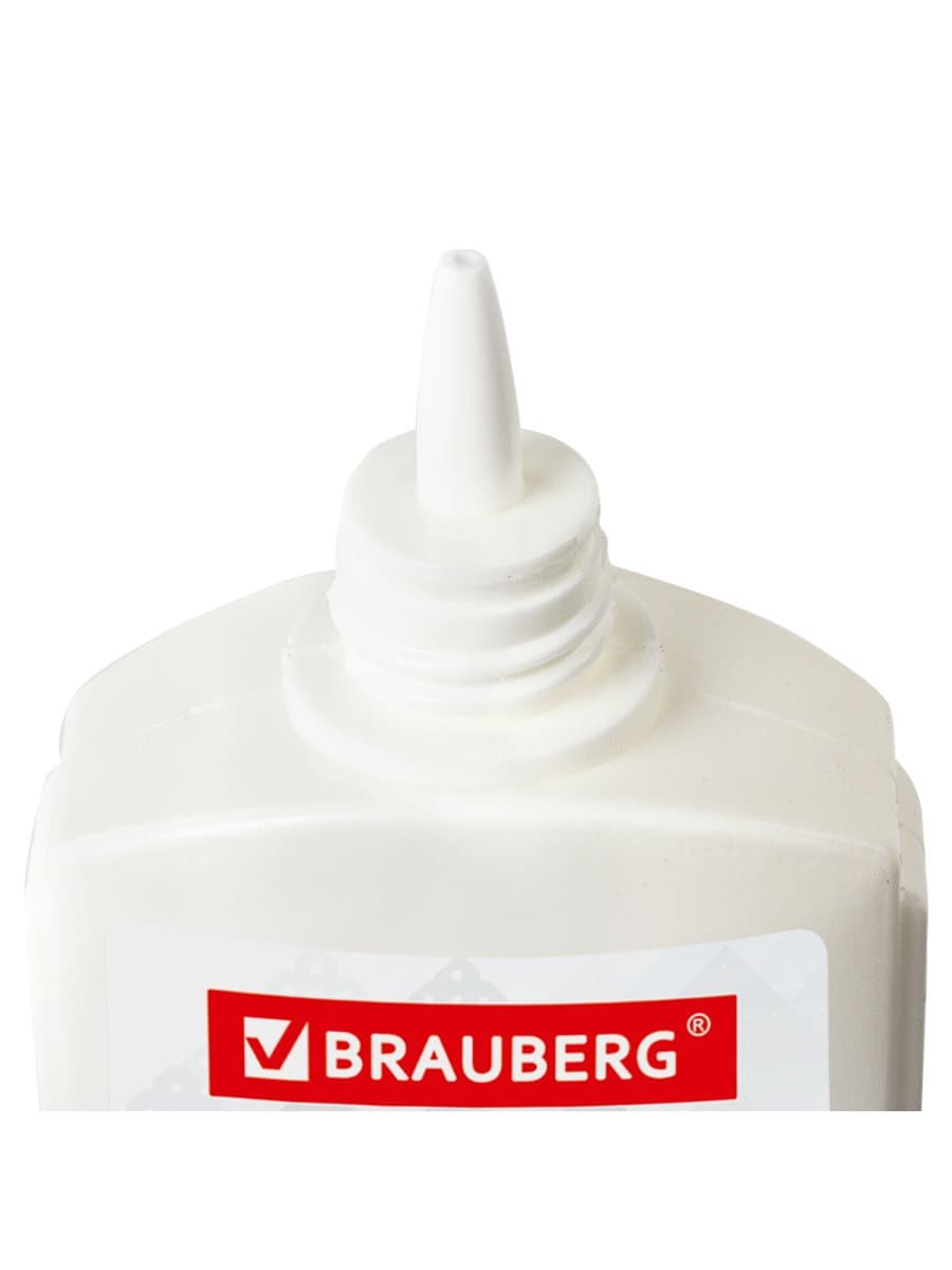 Клей ПВА BRAUBERG (бумага, картон, дерево), 125 г, 222925