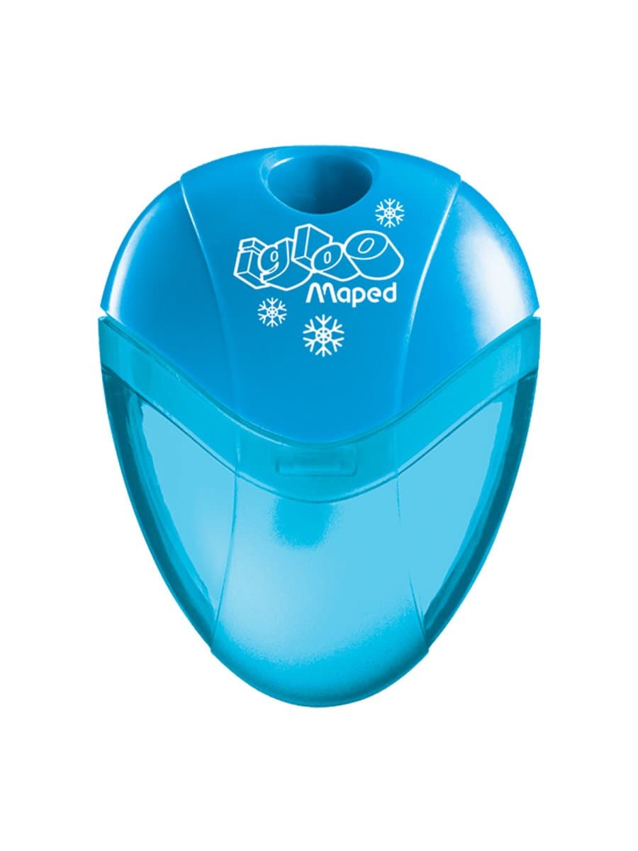 Точилка MAPED (Франция) "I-Gloo", с контейнером, ассорти, дисплей, 534754