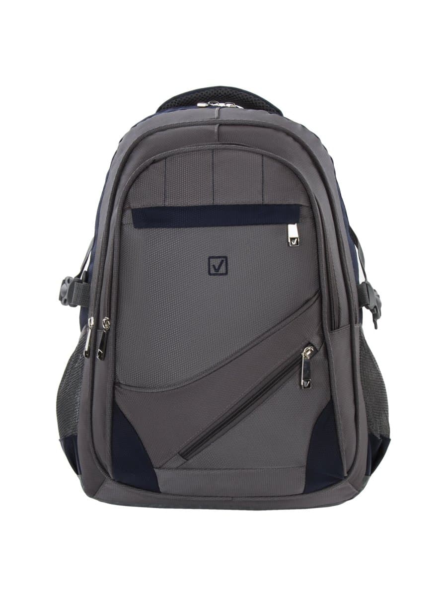 Рюкзак BRAUBERG URBAN универсальный, 2 отделения, "MainStream 1", серо-синий, 45х32х19 см, 224445