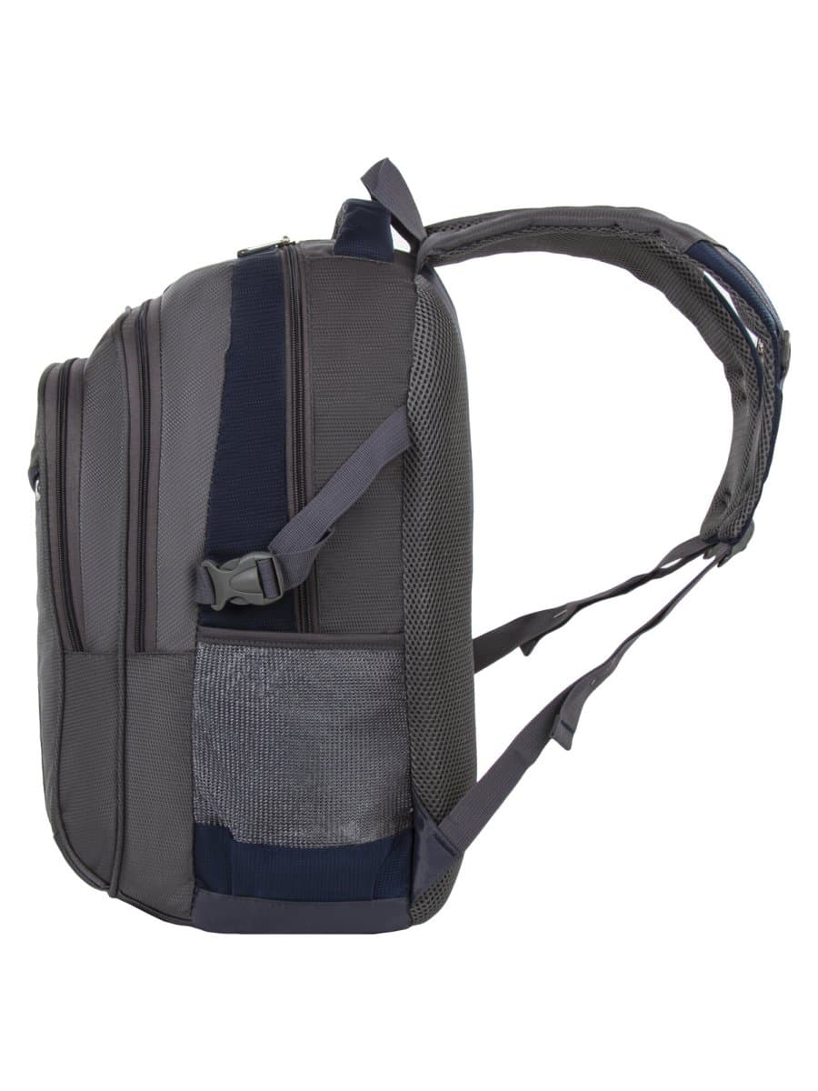 Рюкзак BRAUBERG URBAN универсальный, 2 отделения, "MainStream 2", серо-синий, 45х32х19 см, 224446