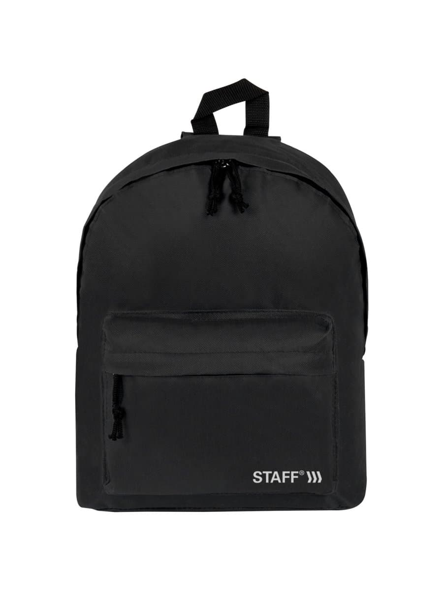 Рюкзак STAFF STREET универсальный, черный, 38x28x12 см, 226370