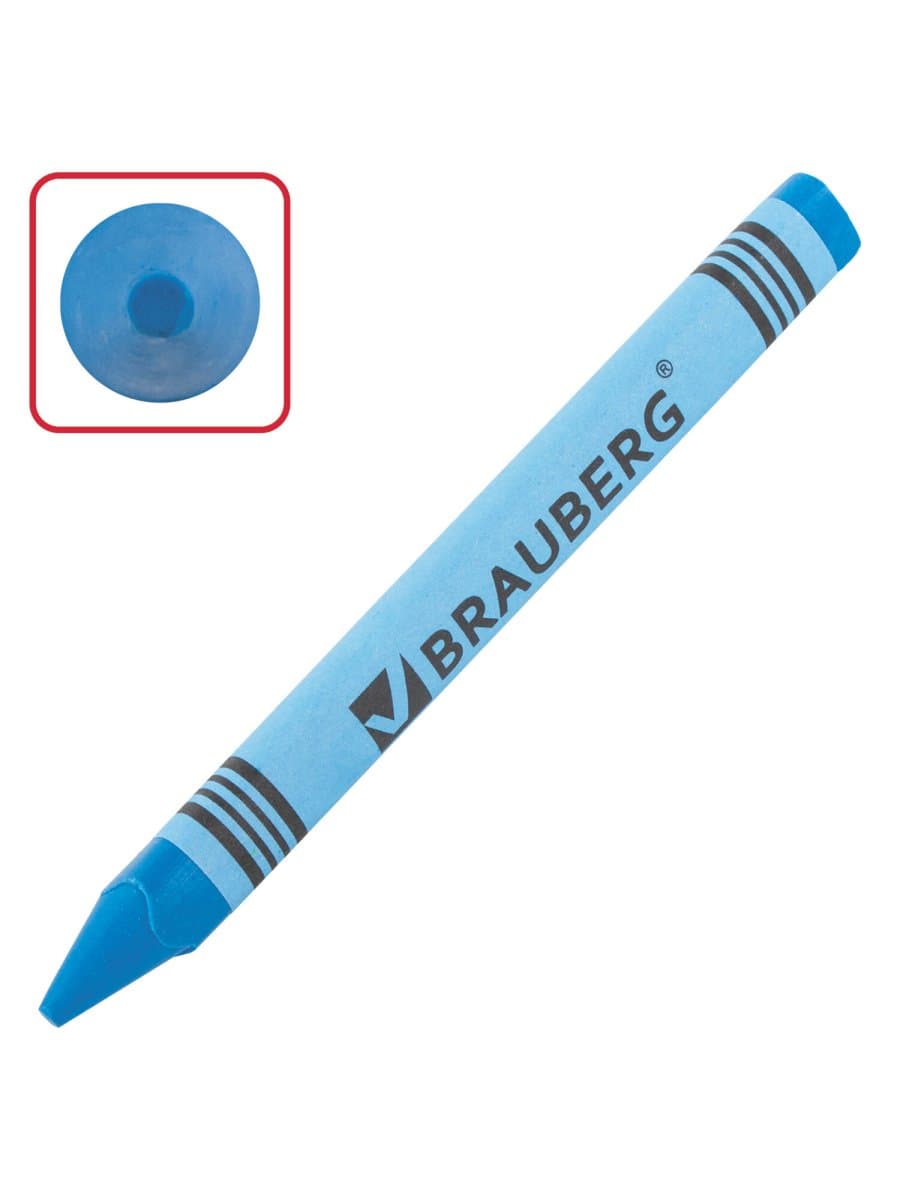 Восковые мелки BRAUBERG "АКАДЕМИЯ", НАБОР 12 цветов, 227283