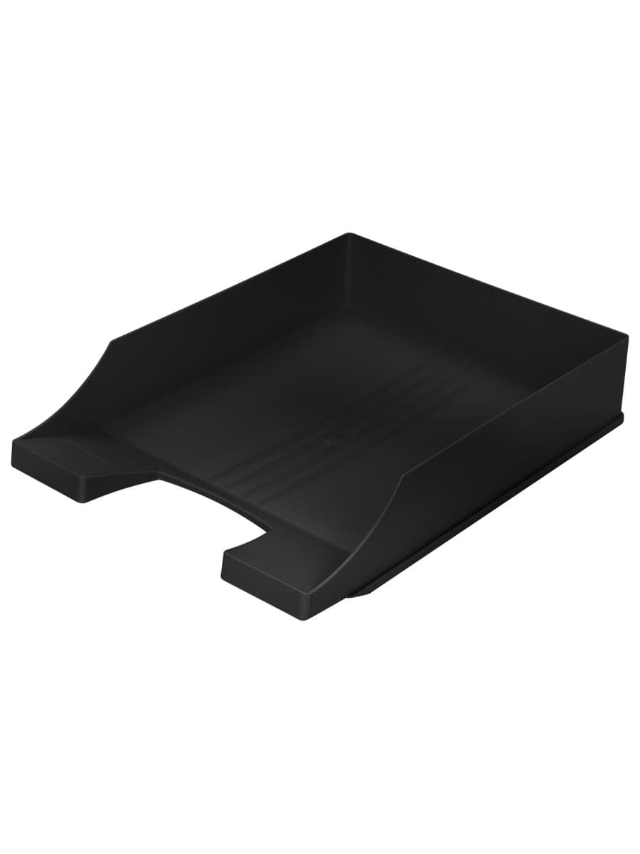 Лоток горизонтальный для бумаг BRAUBERG-CONTRACT, А4 (340х254х66,5 мм), черный, 230879