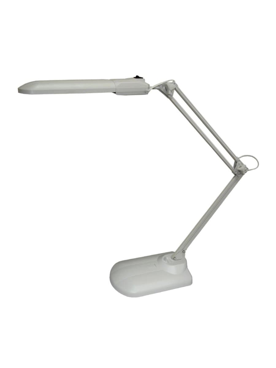 Настольная лампа светильник Дельта + на подставке, ЛЮМИНЕСЦЕНТНАЯ, цоколь 2G7, 11 Вт, серый