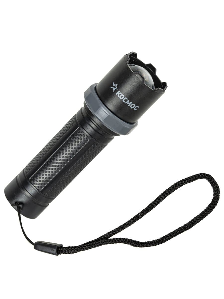 Фонарь аккумуляторный КОСМОС 1 Вт, LED, Li-ion, заряд от USB, KOS117Lit