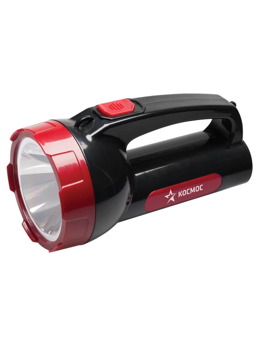 Фонарь аккумуляторный КОСМОС 5 Вт LED, выдвижная вилка, заряд от сети, KOCAc9105WLED