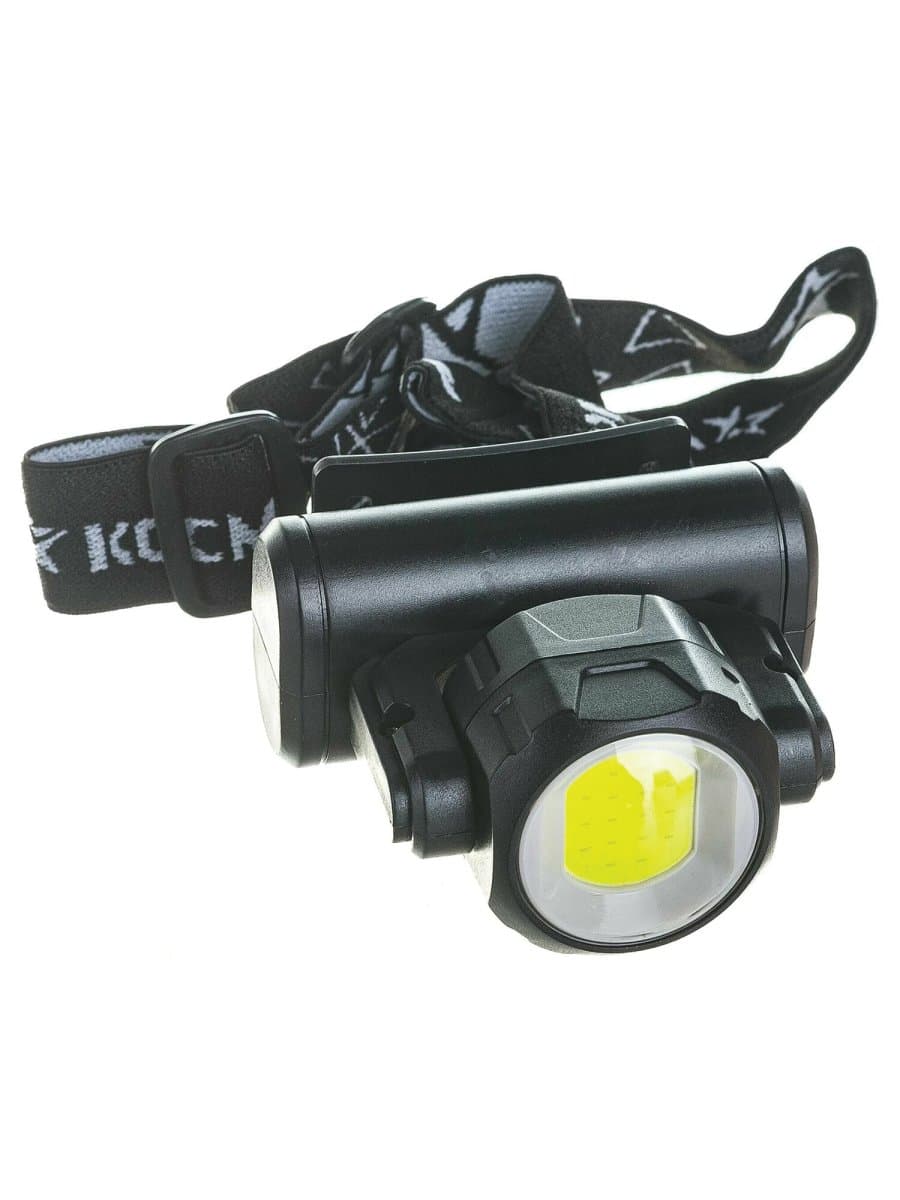 Фонарь налобный аккумуляторный КОСМОС, 5 Вт, COB, Li-ion, 3 режима, заряд от USB, KOCH5WLi-On