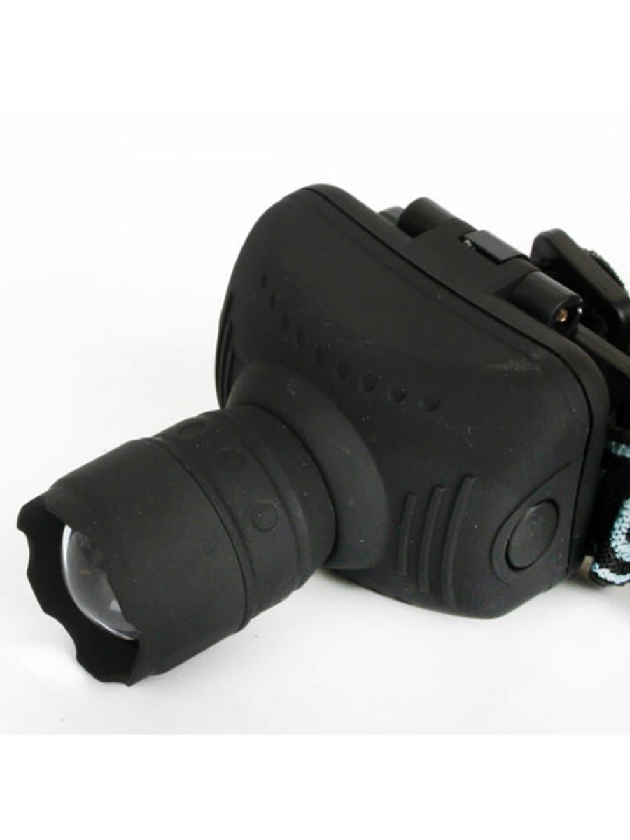 Фонарь налобный ULTRAFLASH 1Вт LED, ZOOM, 3 режима, питание 3хААА (не в комплекте), LED5354