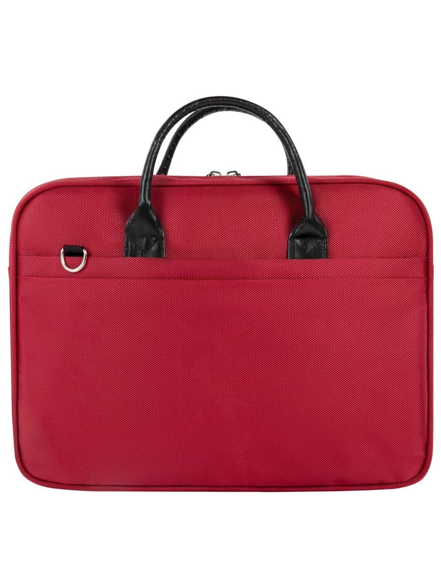 Сумка портфель BRAUBERG DANDY с отделением для ноутбука 15,6", 3 кармана, "Dialog", красная, 30х40х7 см, 240462