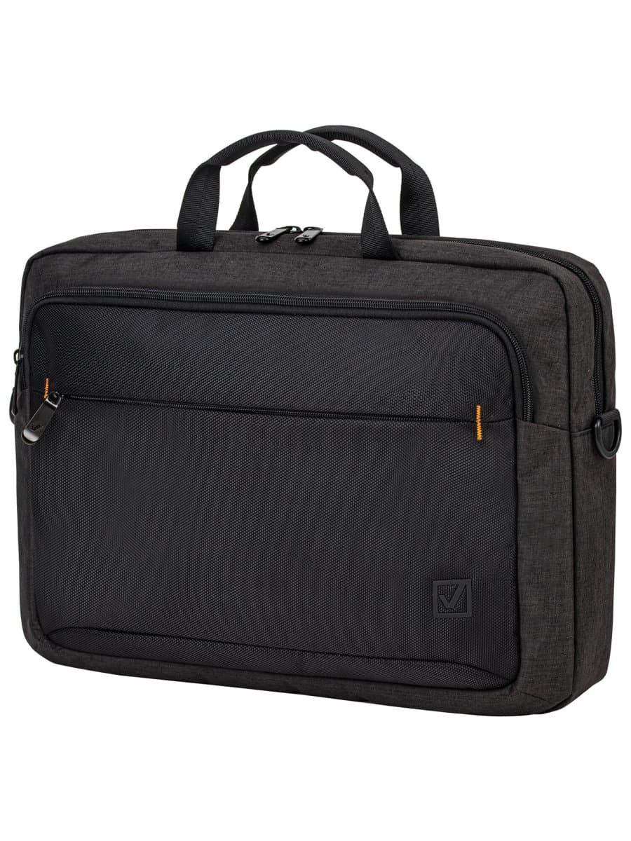 Сумка портфель BRAUBERG PRAGMATIC с отделением для ноутбука 15-16", "Vector", серо-черная, 30х42х8 см, 270827
