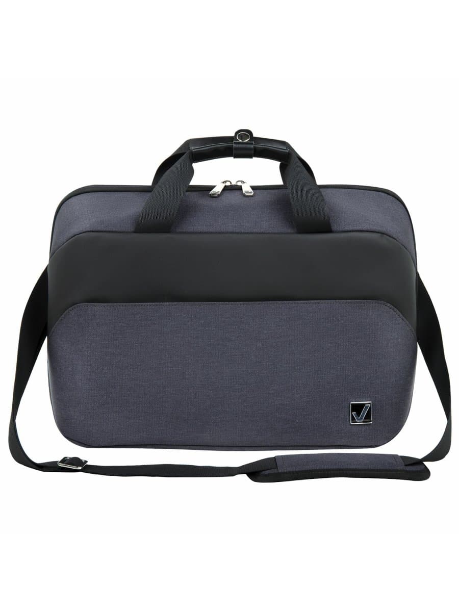 Сумка портфель BRAUBERG MODERN с отделением для ноутбука 15-16", откидная крышка, серая, 29х42х11 см, 270828