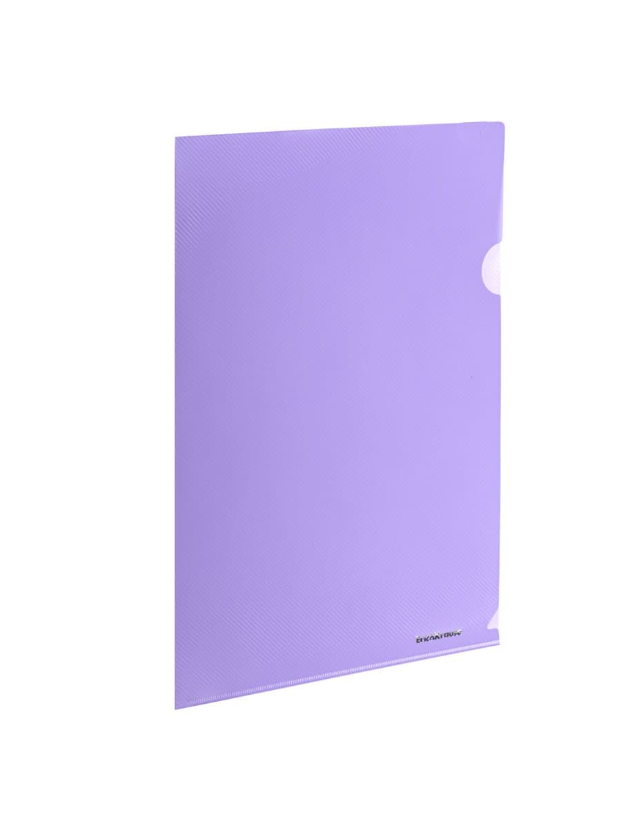 Папка-уголок ERICH KRAUSE "Diagonal Pastel", ассорти, 0,18 мм, 50170