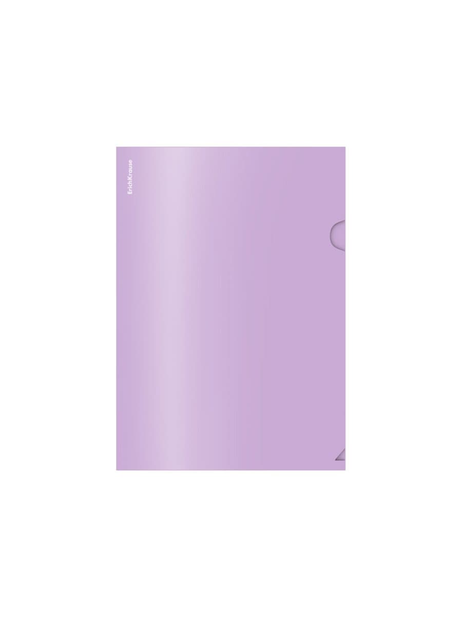 Папка-уголок ERICH KRAUSE "Matt Pastel Bloom", ассорти, 0,18 мм, 61133