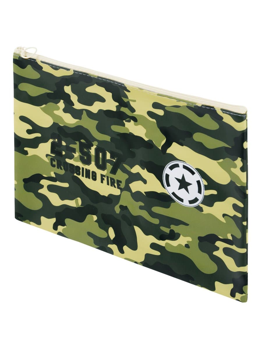 Папка для тетрадей ПИФАГОР А4, 1 отделение, ПВХ, на молнии, ассорти "Camouflage", 32x23 см, 273830
