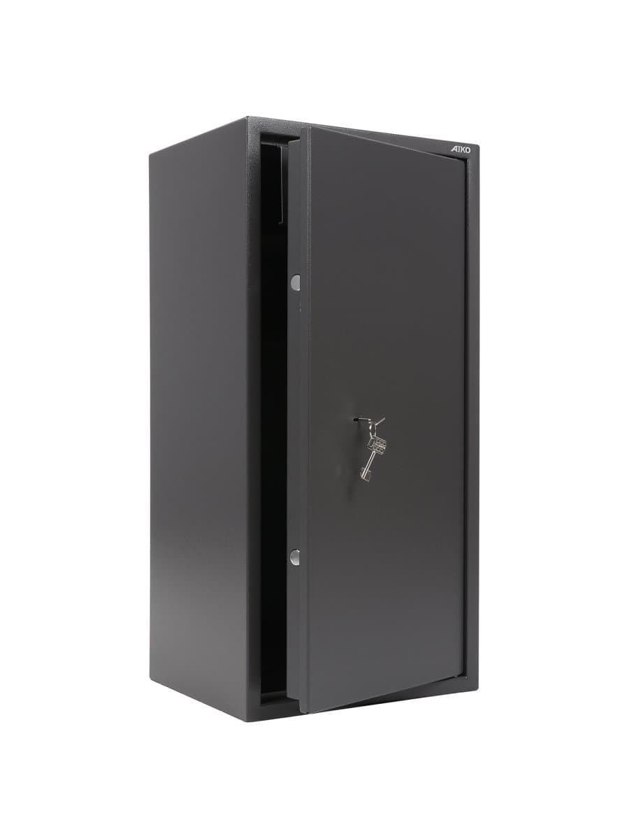 Сейф AIKO "TSN-90Т", 900х435х360 мм, 35 кг, ключевой замок, полка, трейзер, крепление к полу, TSN-90T