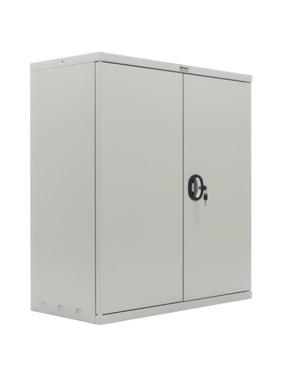 Шкаф металлический (антресоль) BRABIX "MK 08/46", 830х915х460 мм, 24 кг, 1 полка, разборный, 291137, S204BR080102