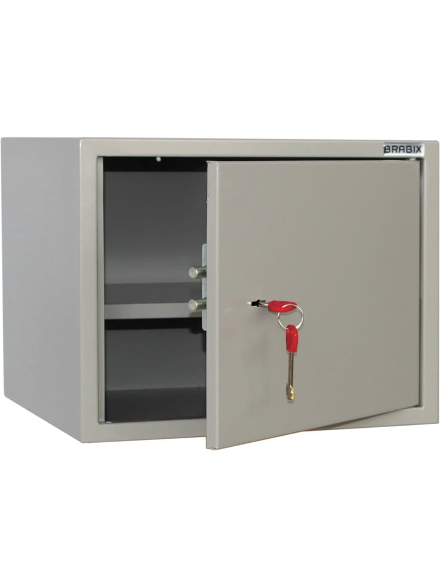 Шкаф металлический для документов BRABIX "KBS-02", 320х420х350 мм, 9,6 кг, сварной, 291151