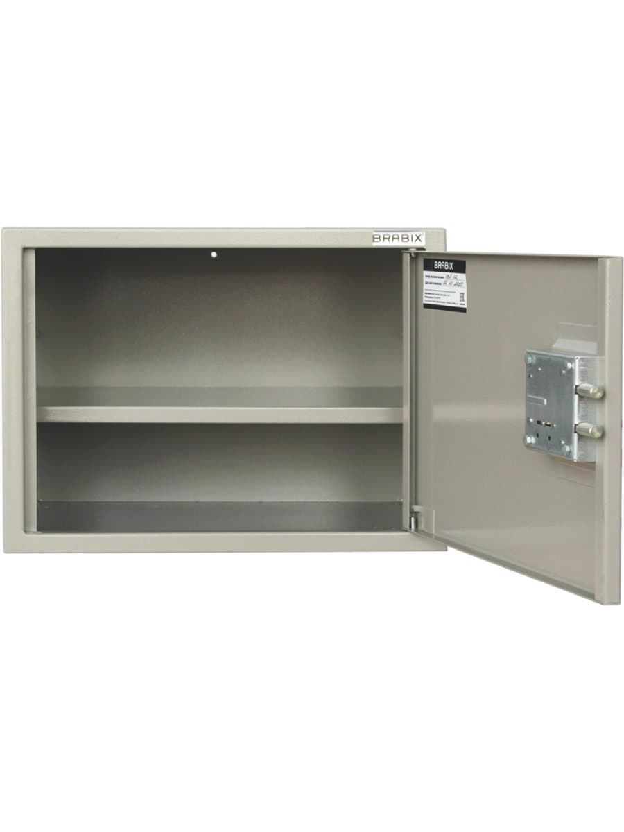 Шкаф металлический для документов BRABIX "KBS-02", 320х420х350 мм, 9,6 кг, сварной, 291151