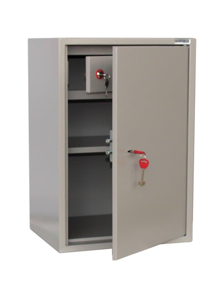 Шкаф металлический для документов BRABIX "KBS-011Т", 613х420х350 мм, 15 кг, трейзер, сварной, 291152