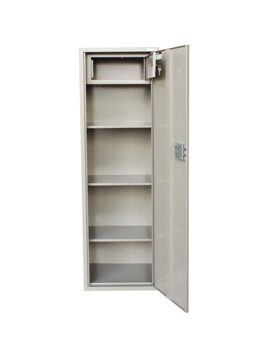 Шкаф металлический для документов BRABIX "KBS-031Т", 1503х470х390 мм, 35 кг, трейзер, сварной, 291156