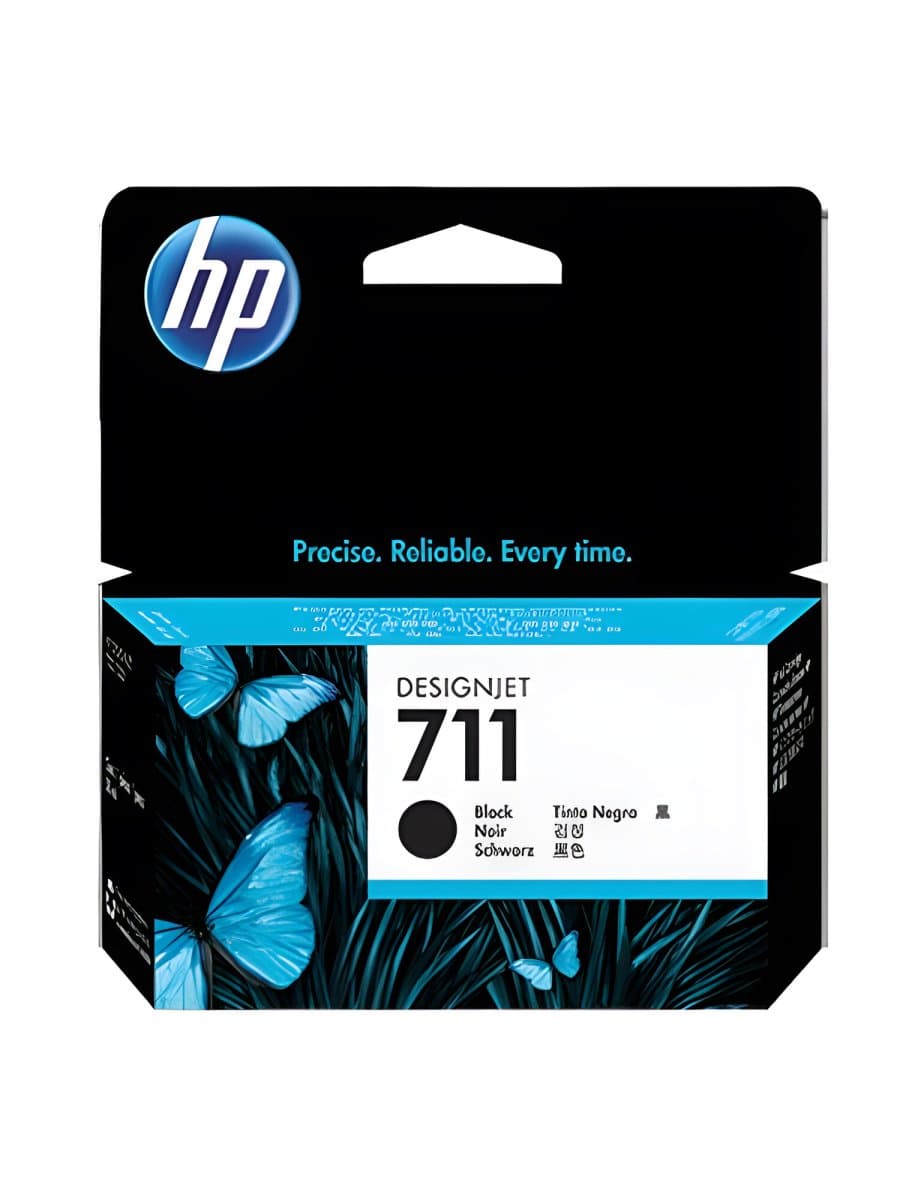 Картридж струйный для плоттера HP (CZ129A) DesignJet T120/T520, №711, черный, оригинальный