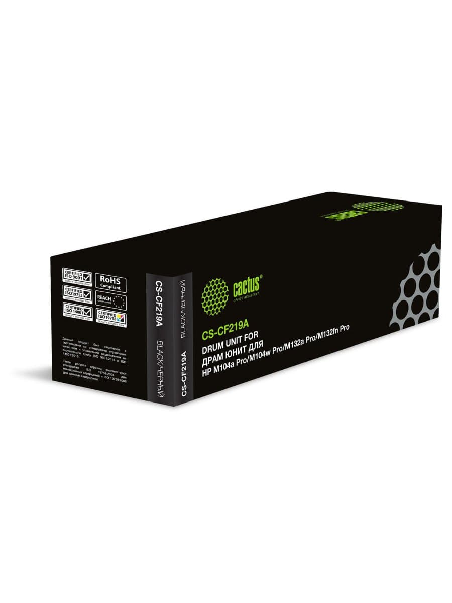 Фотобарабан CACTUS (CS-CF219A) для HP LaserJet Pro M132a/132fn/132fw/M104a/104w, ресурс 12000 стр.