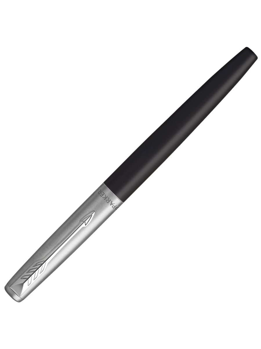 Ручка перьевая PARKER "Jotter Bond Street Black CT", черный, детали нержавеющая сталь, синяя, 2030947