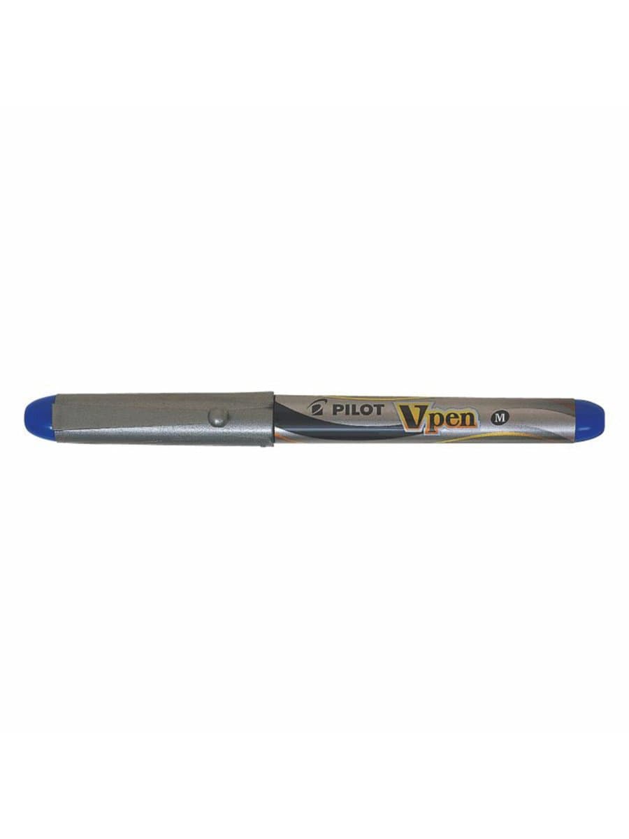 Ручка перьевая PILOT V-Pen, СИНЯЯ, корпус серый, линия письма 0,58 мм, SVP-4M L