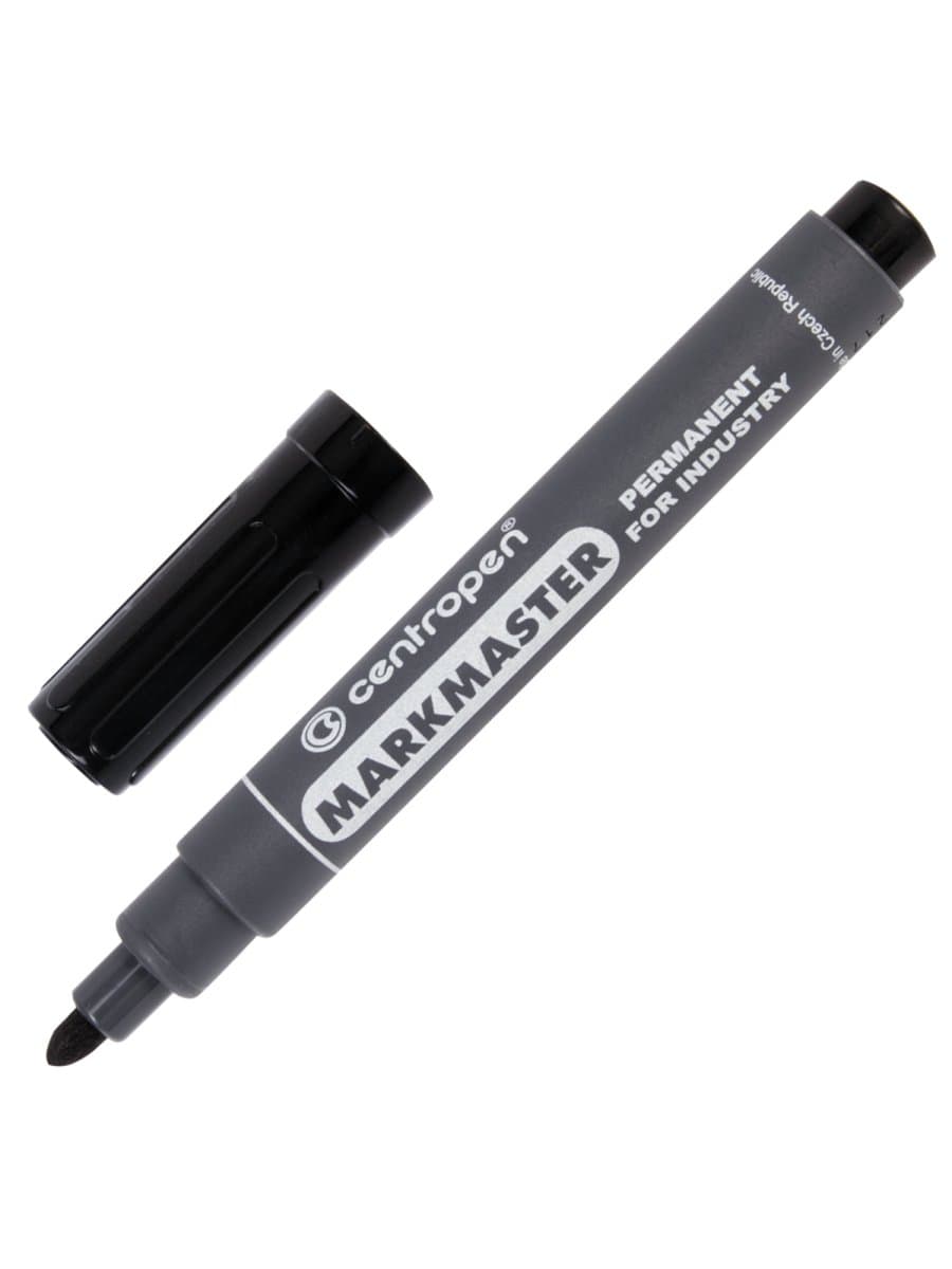Маркер перманентный для промышленной маркировки ЧЕРНЫЙ CENTROPEN "Marksmaster", 2,5 мм, 8599, 5 8599 0112