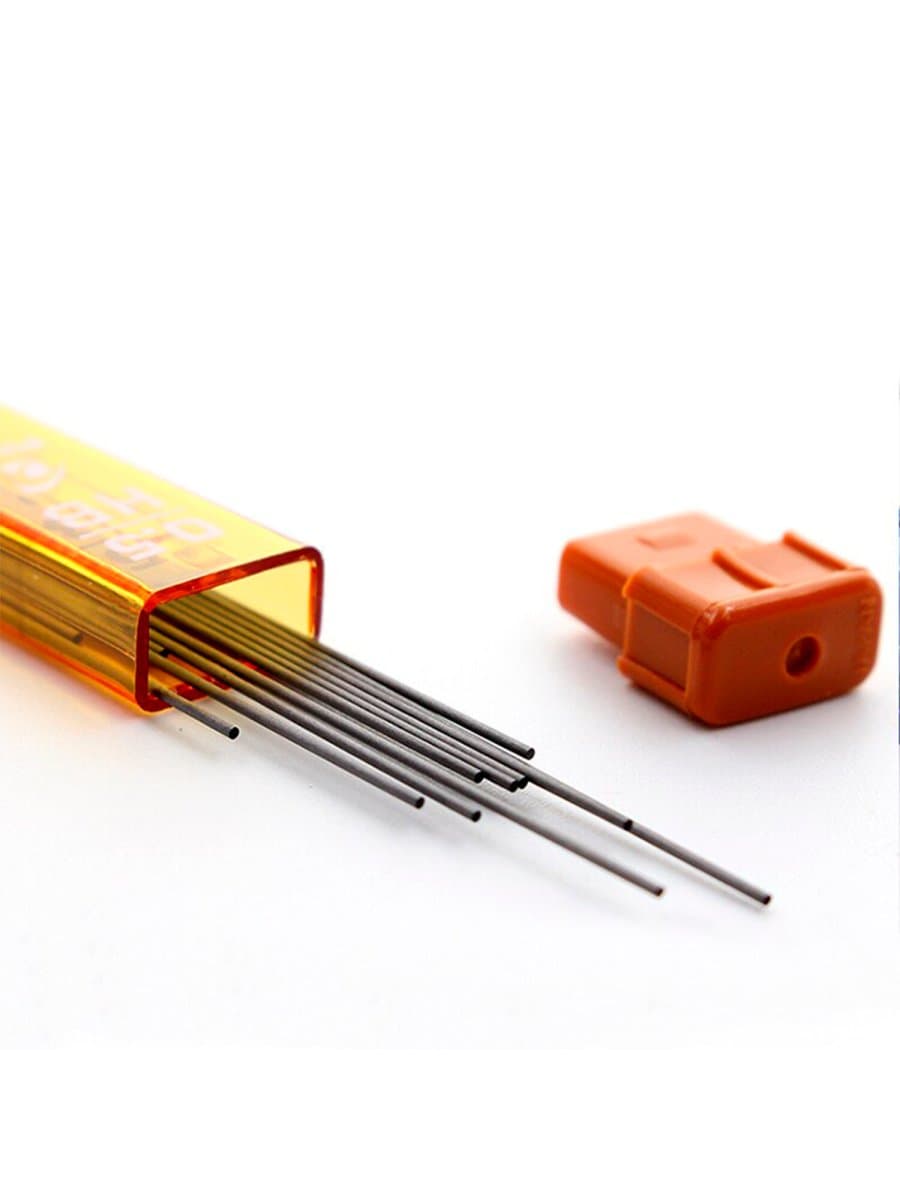 Грифели запасные 0,5 мм, HB, PILOT, КОМПЛЕКТ 12 штук, Polymer Leads, PPL-5