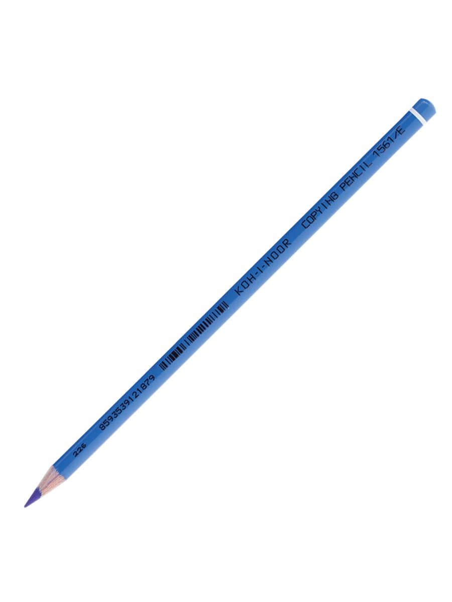 Карандаш химический KOH-I-NOOR, СИНИЙ, 1 шт., грифель 3 мм, длина 175 мм, 156100E004KS