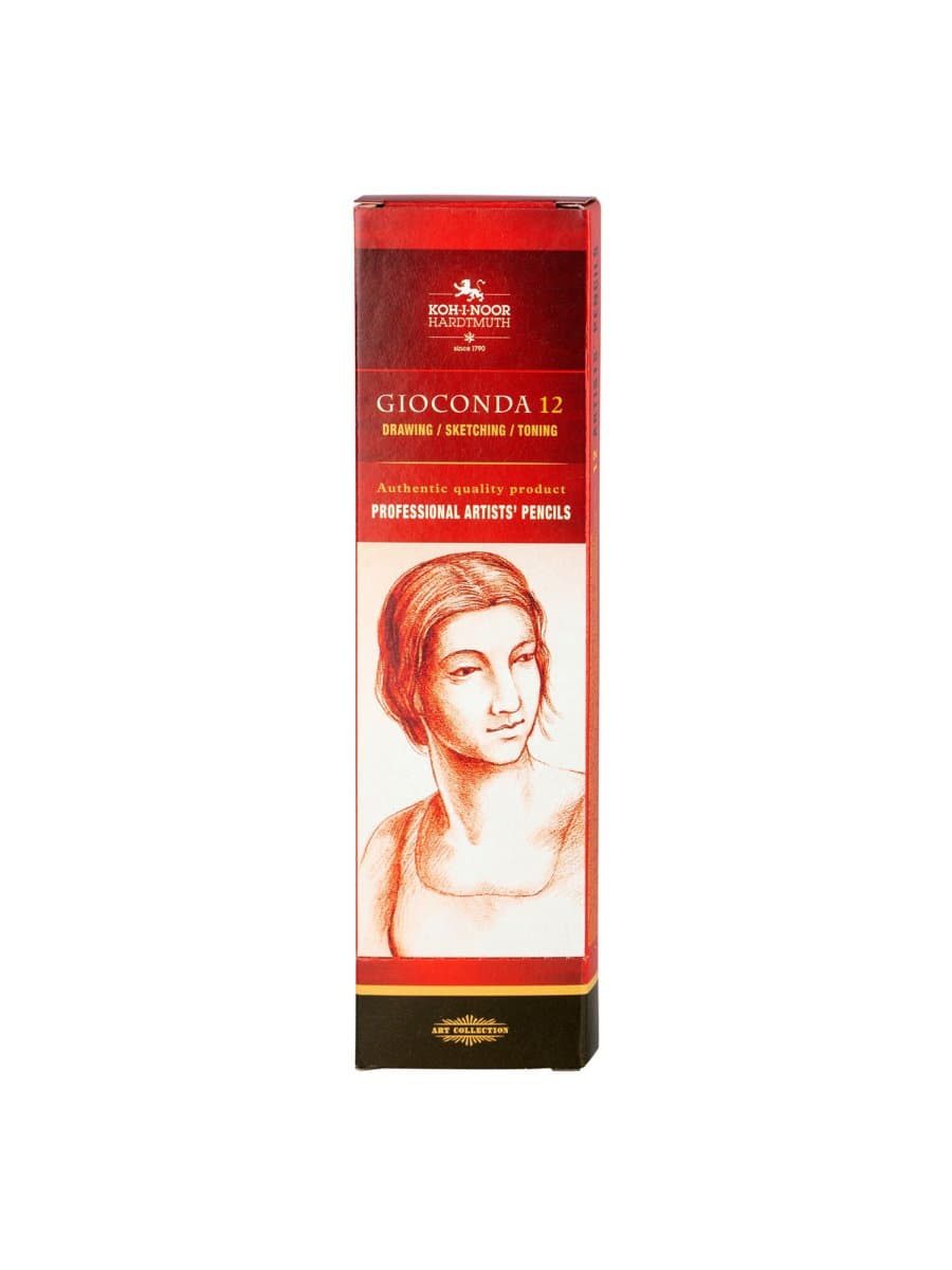 Карандаш угольный KOH-I-NOOR, 1 шт., "Gioconda" EXTRA, черный, B, 8811002003KS
