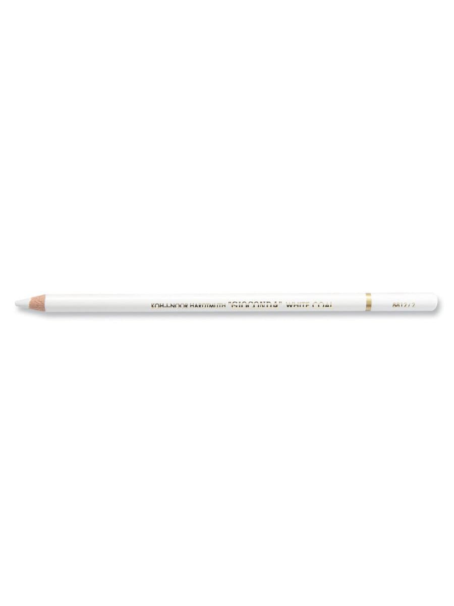 Карандаш угольный KOH-I-NOOR, 1 шт., "Gioconda" EXTRA, белый, B, 8812002003KS