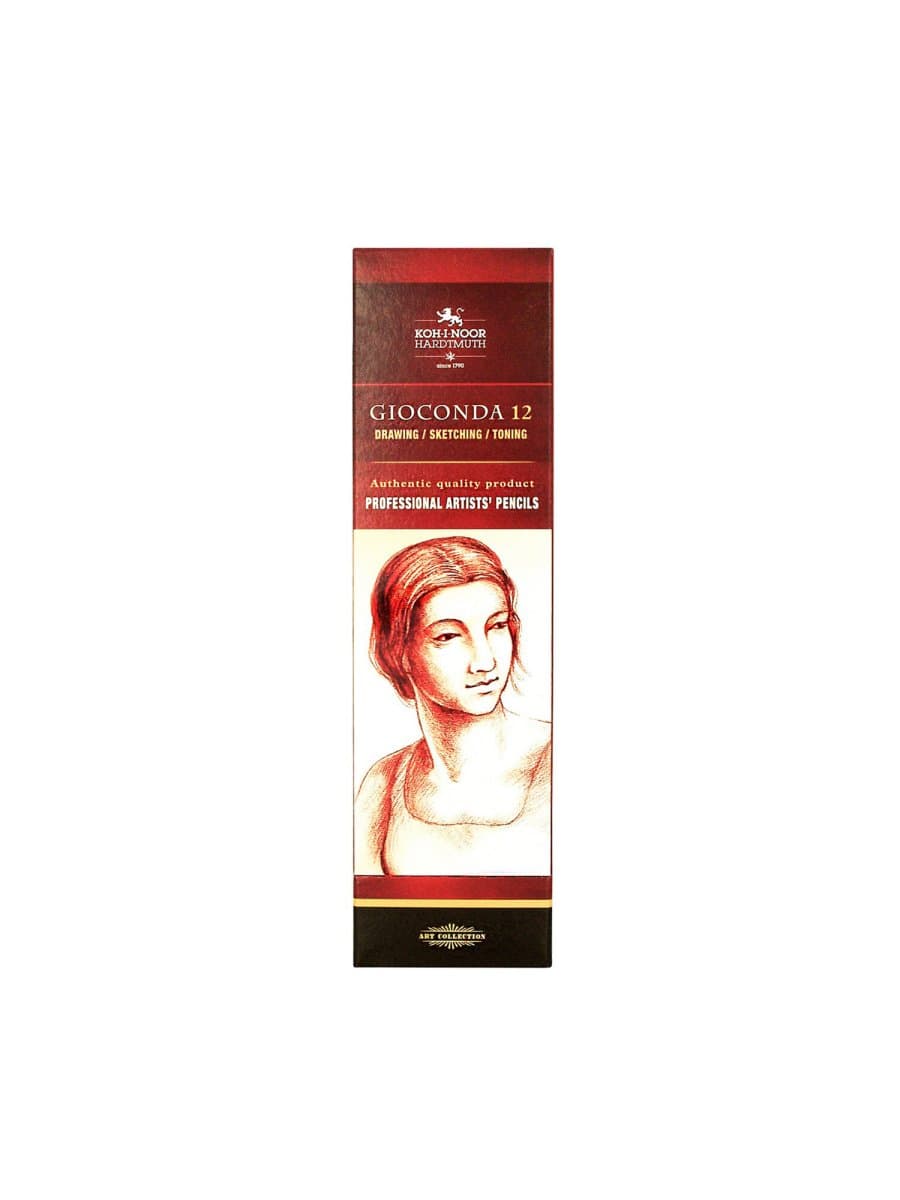 Карандаш угольный KOH-I-NOOR, 1 шт., "Gioconda" EXTRA, белый, B, 8812002003KS