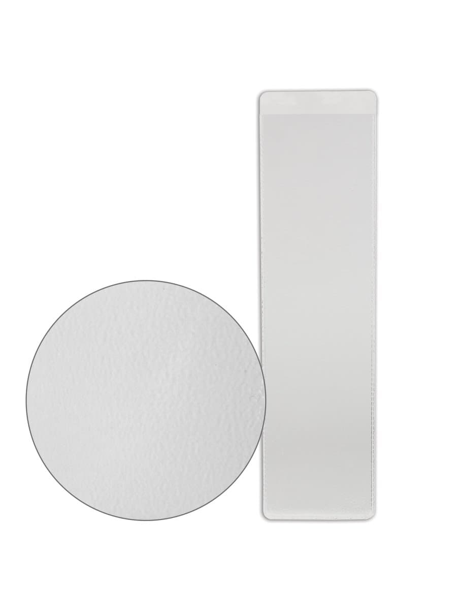 Карманы самоклеящиеся на корешок папки 70 мм (191х50 мм), КОМПЛЕКТ 5 шт., BRAUBERG, 224074
