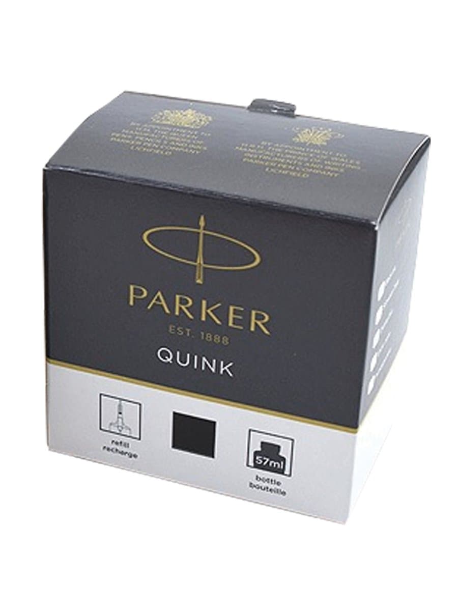Чернила PARKER "Bottle Quink", объем 57 мл, черные, 1950375
