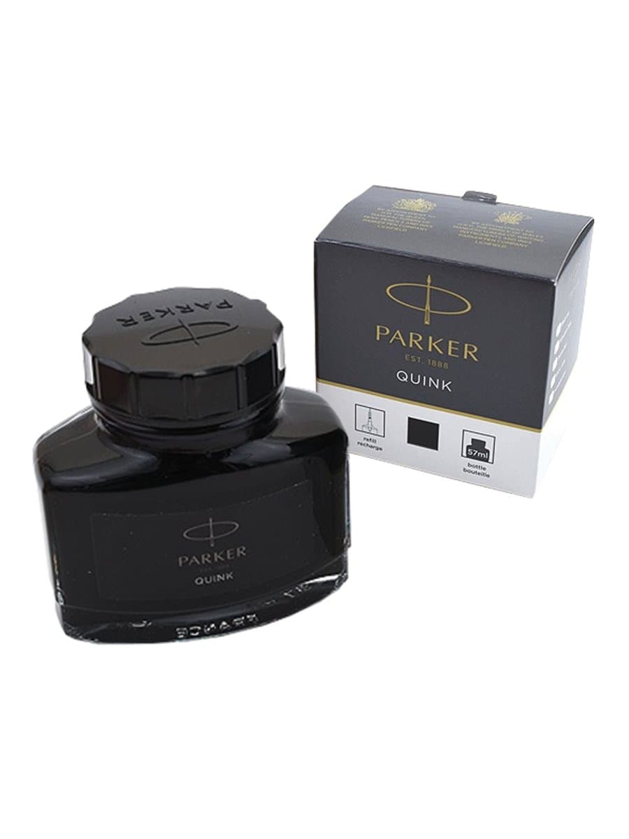 Чернила PARKER "Bottle Quink", объем 57 мл, черные, 1950375