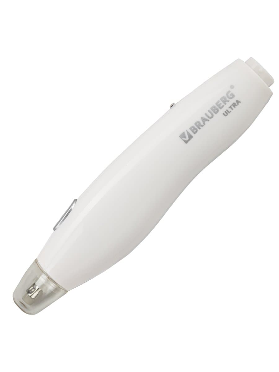 Ластик электрический BRAUBERG "ULTRA", АККУМУЛЯТОР, зарядка USB, + 16 сменных ластиков, 229609