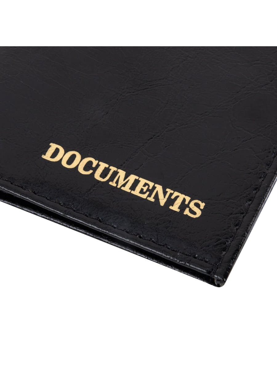 Обложка для автодокументов STAFF "Profit", экокожа, "DOCUMENTS", черная, 237181