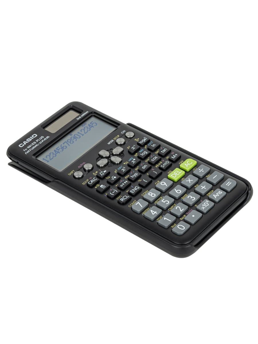 Калькулятор инженерный CASIO FX-991ES PLUS-2 (162х77 мм), 417 функций, двойное питание, сертифицирован для ЕГЭ, FX-991ESPLUS-2S