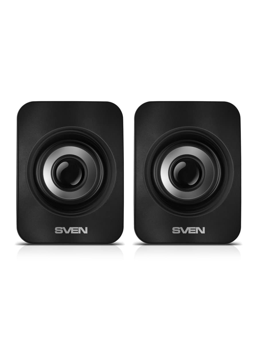 Колонки компьютерные SVEN 130, 2.0, 6 Вт, питание USB, черные, SV-020224