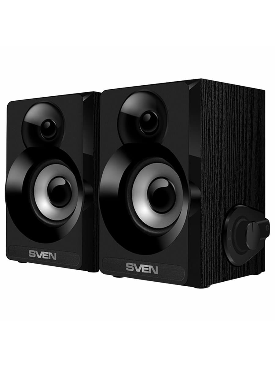 Колонки компьютерные SVEN SPS-517, 2.0, 6 Вт, питание USB, черные, SV-016180