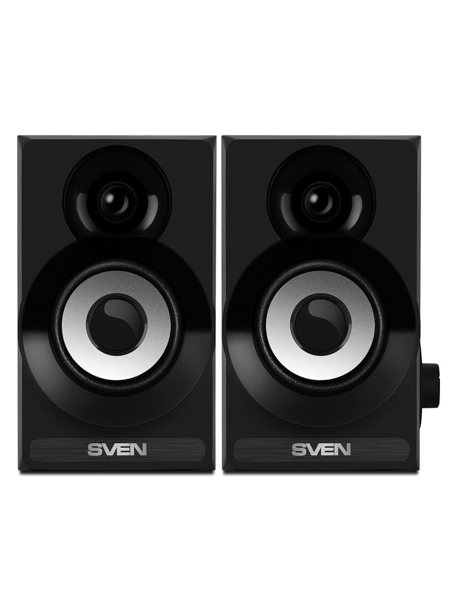 Колонки компьютерные SVEN SPS-517, 2.0, 6 Вт, питание USB, черные, SV-016180