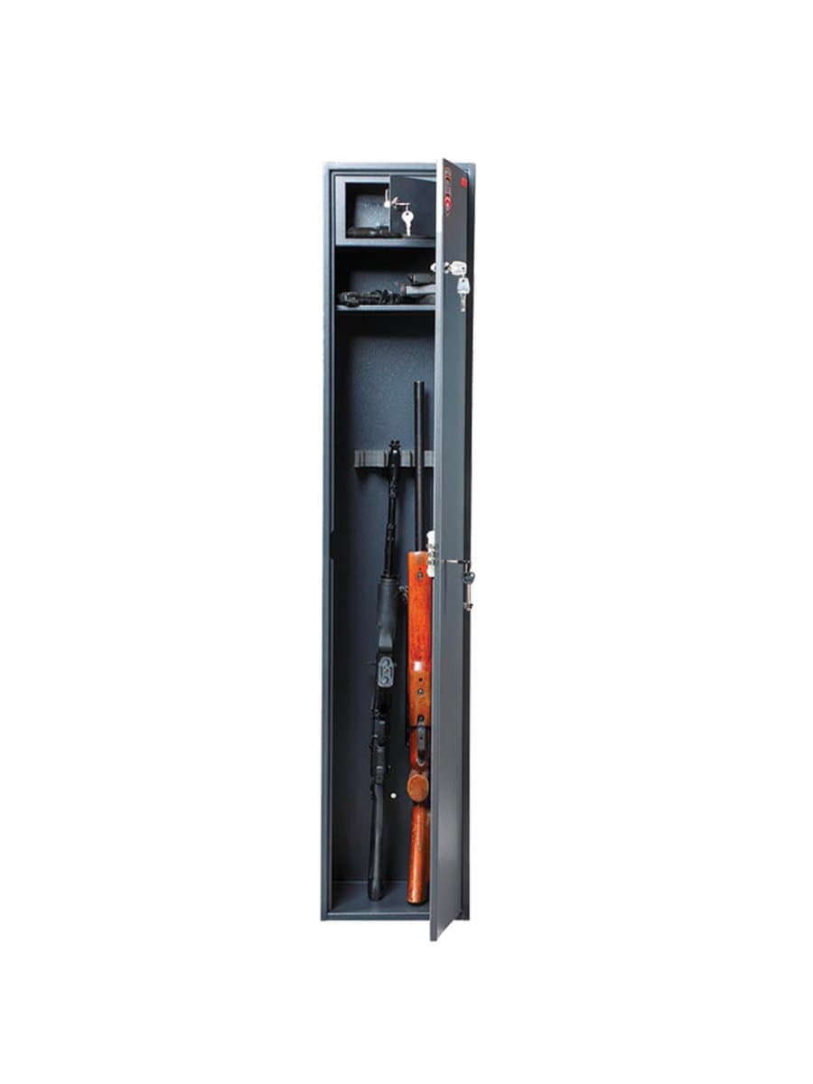Сейф оружейный AIKO "Чирок 1528", 1500х300х285 мм, 24 кг, на 3 ствола, 2 ключевых замка, Чирок 1525