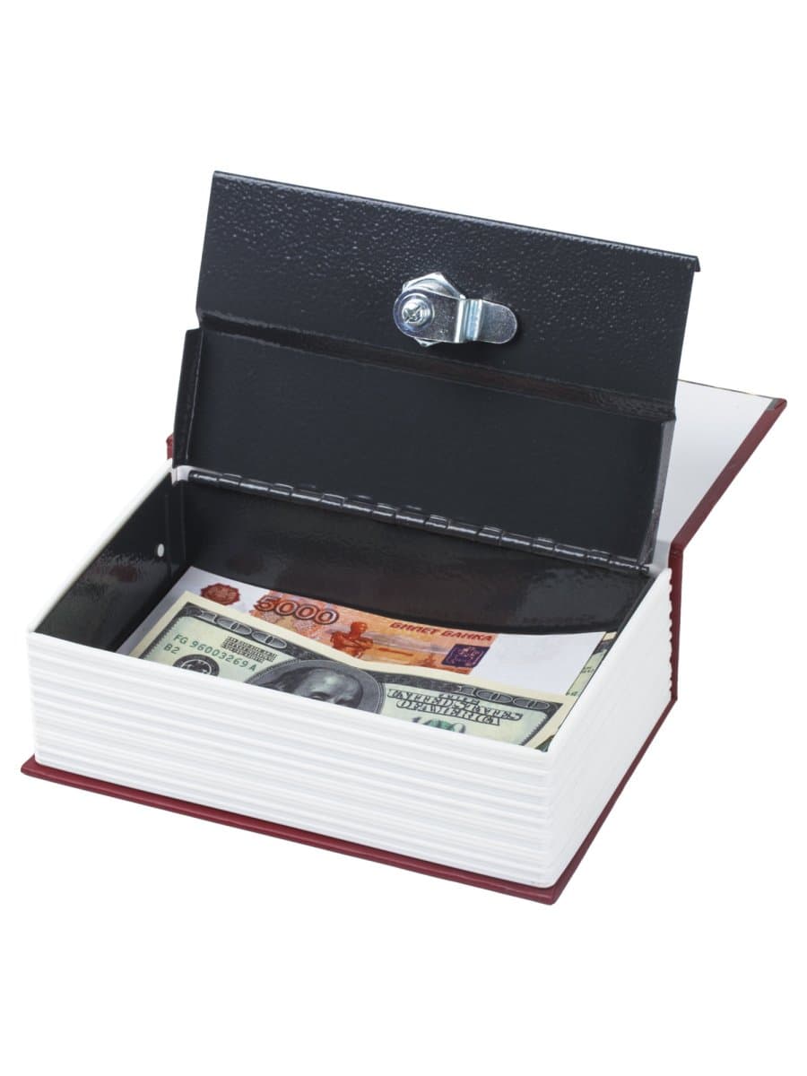 Сейф-книга "Остров сокровищ", 55х115х180 мм, ключевой замок, BRAUBERG, 291050
