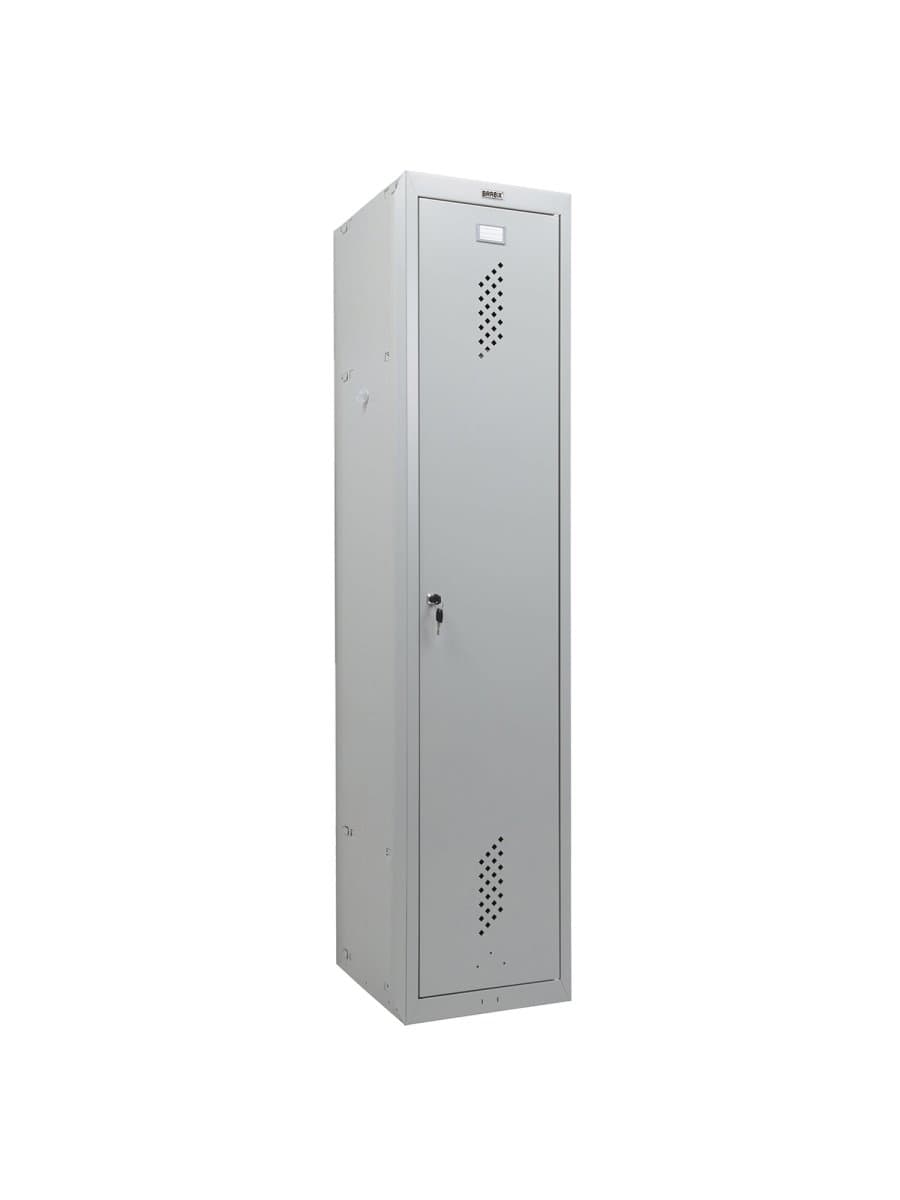 Шкаф металлический для одежды BRABIX "LK 11-40", УСИЛЕННЫЙ, 1 секция, 1830х400х500 мм, 20 кг, 291130, S230BR403102